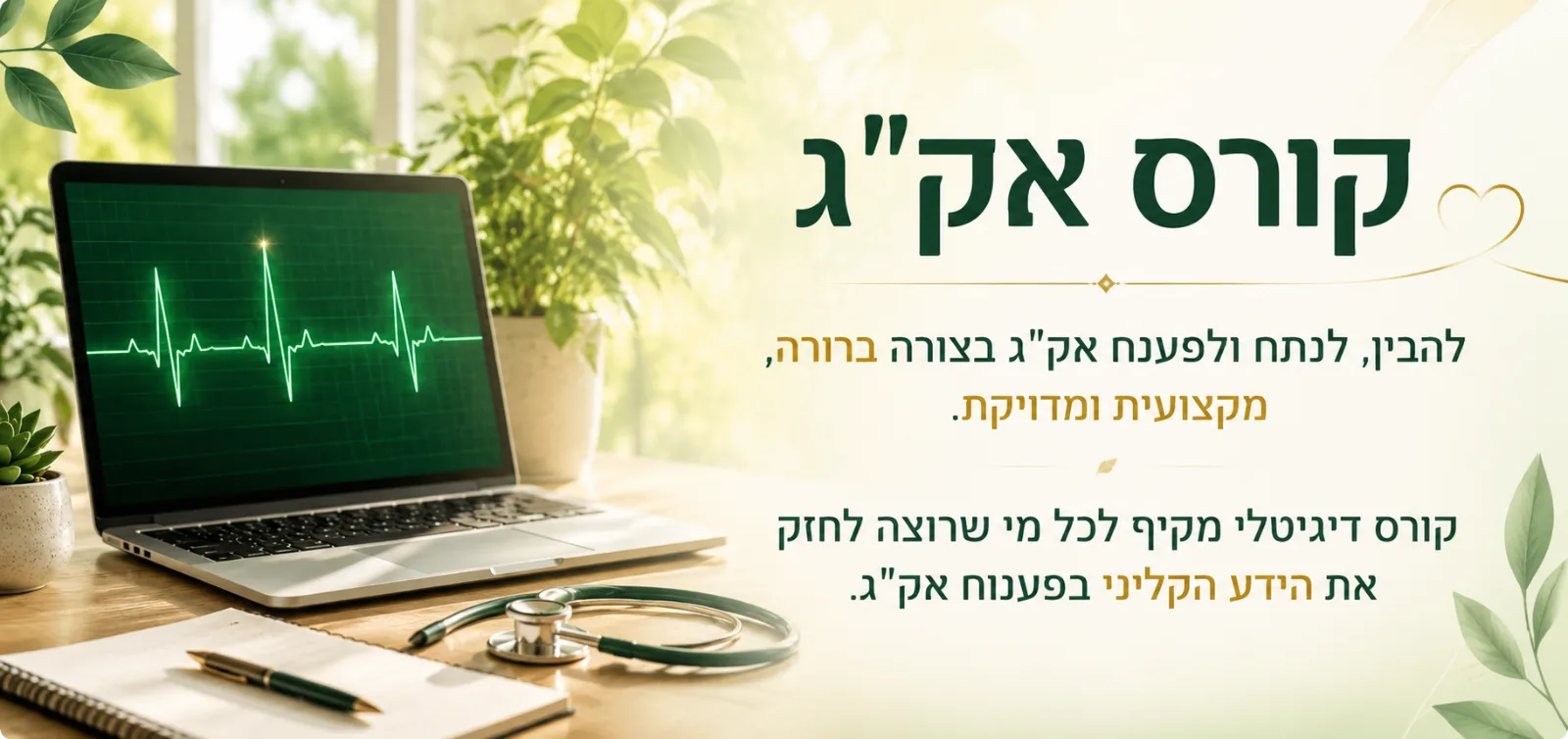 תמונה ראשית לקורס אק"ג